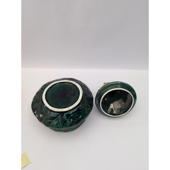 Vintage Japan Top Line Import Holly Girl Candy Dish Lidded Bowl - Picture 5 of 6